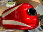 Candy Red Custom Paint Gas Tank 2008^ Road Street Glide FLH Bagger Stars Ultra