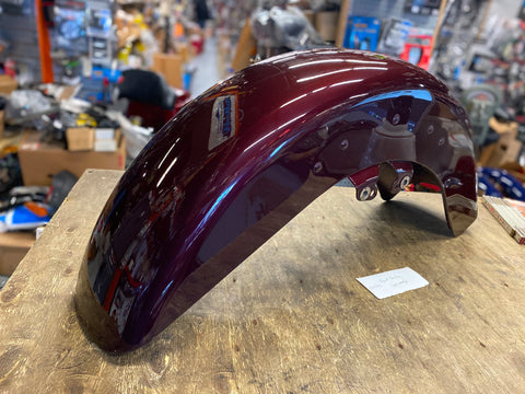 Front Fender Harley Ultra Mysterious Billiard Red Ultra classic Road King 2014^