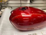 Red Factory Paint Gas Fuel Tank Honda CB 400 450 500 550 750 OEM 1970's Clean