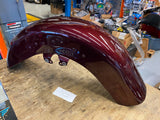 Front Fender Harley Ultra Mysterious Billiard Red Ultra classic Road King 2014^