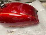 Red Factory Paint Gas Fuel Tank Honda CB 400 450 500 550 750 OEM 1970's Clean
