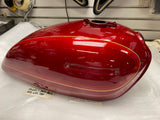 Red Factory Paint Gas Fuel Tank Honda CB 400 450 500 550 750 OEM 1970's Clean