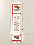 13" Advertising tin thermometer Carpenter Coaches Myers Equip Corp. Transit Ohio