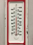 13" Advertising tin thermometer Carpenter Coaches Myers Equip Corp. Transit Ohio