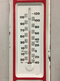 13" Advertising tin thermometer Carpenter Coaches Myers Equip Corp. Transit Ohio