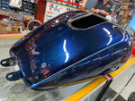 Very Nice Blue Gas Tank Harley Dyna Superglide Custom Wide Glide OEM FXDWG FXDC