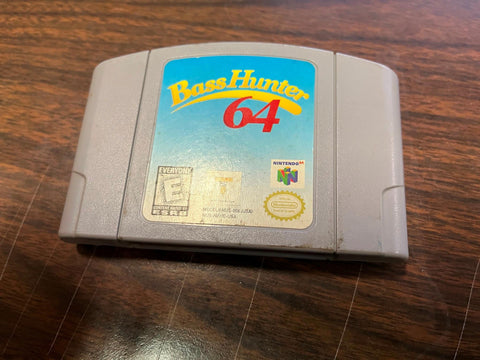 VTG Bass Hunter 64 Nintendo 64 N64 Original Authentic Genuine Game