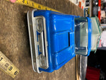 Vtg 1960's Buddy L Kennels Pickup Truck Tin Toy Blue Unrestored Complete Nice!