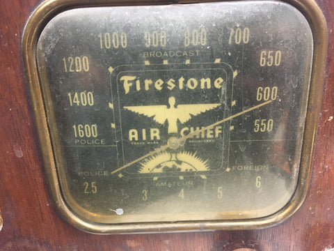 Popular Firestone air chief antique radio