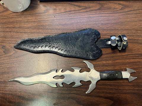 Fantasy Designed 16.5" Fixed Blade Knife Dagger Lord of Rings Warrior Knight