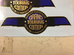 Harley FXRD FXRT Gas Tank Emblems Stickers Decals BLUE 14078-86 Grand Touring