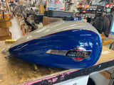 Billiard blue Gray Gas Tank FLHTK Limited Ultra Emblems Harley 2023 OEM Glide