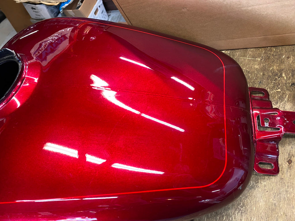 Red Mysterious sunglo Gas Tank Harley FLH Touring Bagger 2008