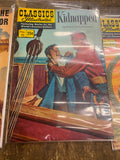 Vtg Comic Book Lot Classics Illustrated Robur Kidnapped Ox-Bow Little Savage Mas