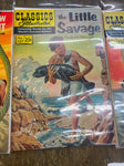 Vtg Comic Book Lot Classics Illustrated Robur Kidnapped Ox-Bow Little Savage Mas