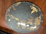 Vintage Calvert Reserve Beer Mirror 50's Round Whiskey Breweriana 7" Clear heads