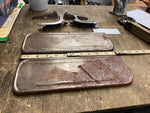 Vtg Indian Hendee Floor Boards Mounts Scout chief 1920's