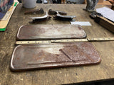 Vtg Indian Hendee Floor Boards Mounts Scout chief 1920's