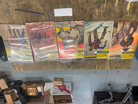 Vtg Comic Book Lot Classics Illustrated copperfield Wild animals Western Waterlo