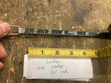 Vtg LUFKIN RULE CO Challenge Leather 50ft Black Steel Tape Measure Carpenter Nic