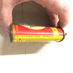 Vtg Red Yellow Tin Can Winchester Trade Mark New Gun Oil 3 Fl. Oz. Empty Mancave