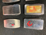 Vintage Lot Money Clip Pocket Knives USX Winchester Wells Fargo Olds Bryton Pgh!