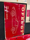 Vintage Owners Manual Warranty Card Dealer service book Opel GT 1969 Literature