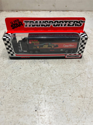 vtg Matchbox Davy Allison super star transporter limited edition