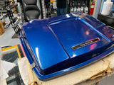 New NOS Tour pak Lid Harley Shovelhead FLH Concord Blue OEM BAgger Tour Glide