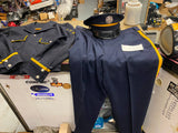 Vtg 1950's Fireman Dress Uniform Cap Hat Jacket Pant Springdale pa SVFD Clothing
