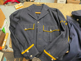 Vtg 1950's Fireman Dress Uniform Cap Hat Jacket Pant Springdale pa SVFD Clothing