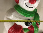 30" Vtg Grand Venture 1999 Frosty Snowman BLOW MOLD Holiday Christmas Lawn Décor