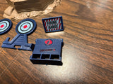 VTG 1985 Hasbro GI JOE Cobra Firing Range Rifle Parts Incomplete