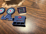 VTG 1985 Hasbro GI JOE Cobra Firing Range Rifle Parts Incomplete