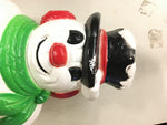 30" Vtg Grand Venture 1999 Frosty Snowman BLOW MOLD Holiday Christmas Lawn Décor