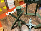VTG 1984 Hasbro GI JOE missile defense Unit/ machine gun defense lot