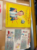 Vtg 1950's Scrap Book Kennedy Birthday holiday Cards Picture Valentine Christmas