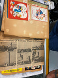 Vtg 1950's Scrap Book Kennedy Birthday holiday Cards Picture Valentine Christmas