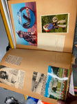 Vtg 1950's Scrap Book Kennedy Birthday holiday Cards Picture Valentine Christmas