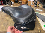 Vtg Leather Solo Seat Harley Panhead Knucklehead Shovelhead FLH Flathead OEM