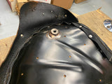 Vtg Leather Solo Seat Harley Panhead Knucklehead Shovelhead FLH Flathead OEM