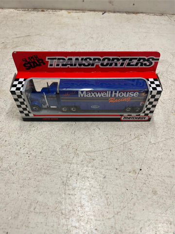 vtg 1991 Matchbox super star transporters Sterling Marlin Maxwell House Racing