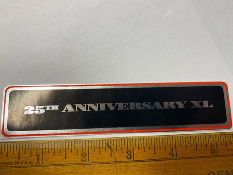 Front Fork Nameplate 25th annniversary Sportster Harley Decal Sticker XLHA