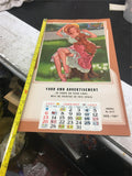 Vintage1957 paper calendar woman collectible advertisement USA LITHO Choice spot