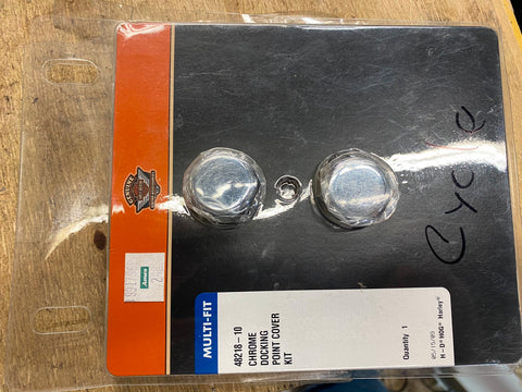 OEM Harley Davidson Chrome Magnetic Docking Hardware Cover Large Touring Softail