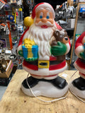 18" Santa Claus Blow Mold Christmas holiday General Foam House Yard Decor Light