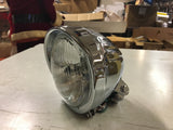 Buffalo 5 3/4 Chrome Hooded Headlight Headlamp Assy Bottom Mnt Chopper 66-84142