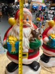 18" Santa Claus Blow Mold Christmas holiday General Foam House Yard Decor Light