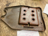 NOS Harley Factory Knucklehead Oil Tank Battery Tray Plate Panhead Flathead OEM!