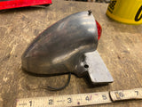 Vtg Orig sparto Cafe Racer Taillight England Wassel Glass lens Custom Bobber BSA